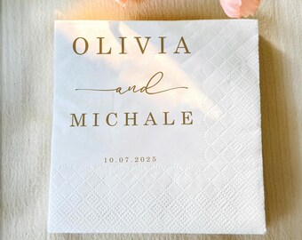 Personalized Photo Napkins: Custom Wedding & Party Decor