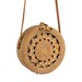 SALE 20cm Java Round Rattan Bag, Handwoven Ata Grass Straw Bag, Boho Bohemian Bag, Women Handmade Woven Straw Bag