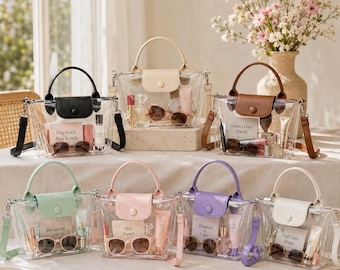 Klare PVC Stadion-Tasche, anerkannte Konzert Crossbody Geldbörse, transparente Reise-Event-Tasche