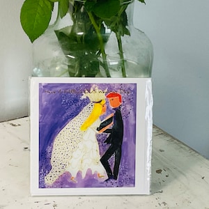 Mariage… Carte de mariage originale et enveloppe