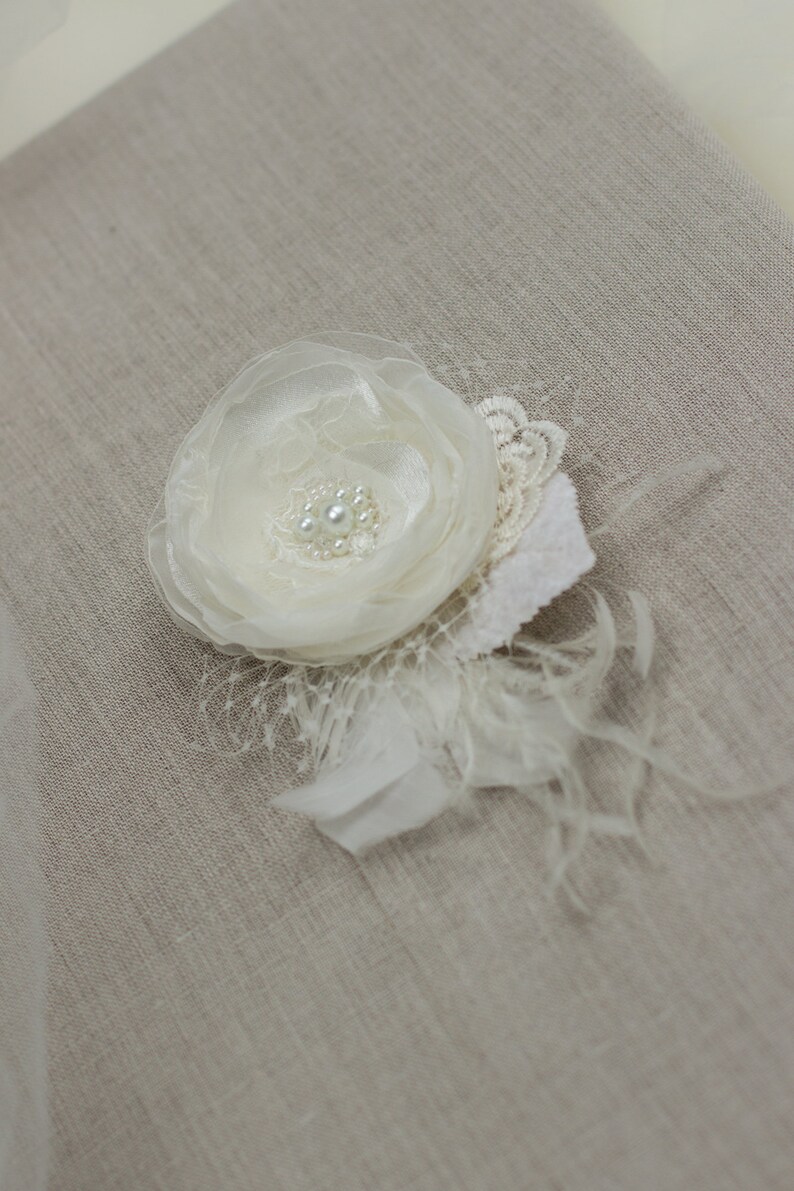 Handmade Wedding hair accessories, Buy online Bridal hair flower, Bridal hair piece, Flower hair clip, Bride hair accessory, Flower fascinator, Wedding hairpiece