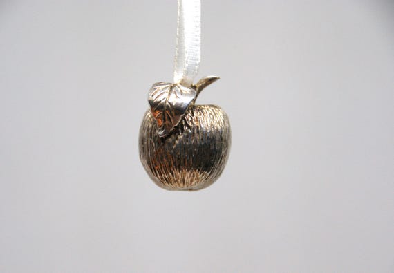 Superb - Solid Sterling Silver - Apple pendant - … - image 4