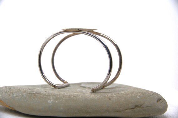 Contemporary - Solid Sterling Silver - Disc desig… - image 10