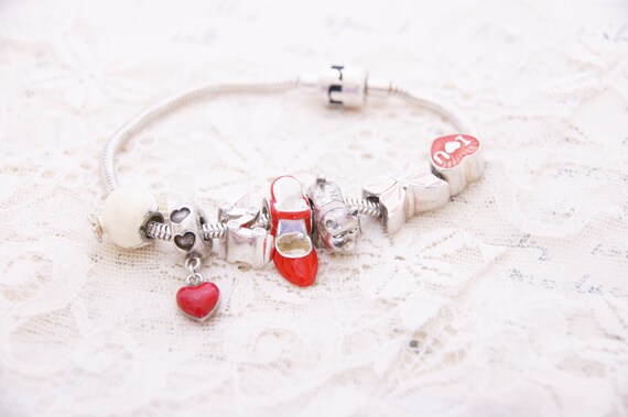 Solid Silver - Charm bracelet - Made by Truth wit… - image 8