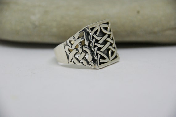 Solid Sterling Silver - Celtic - Trinity Knot -  … - image 4