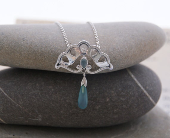 Fabulous - Sterling Silver and Aquamarine - Art D… - image 1