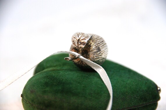 Superb - Solid Sterling Silver - Apple pendant - … - image 7