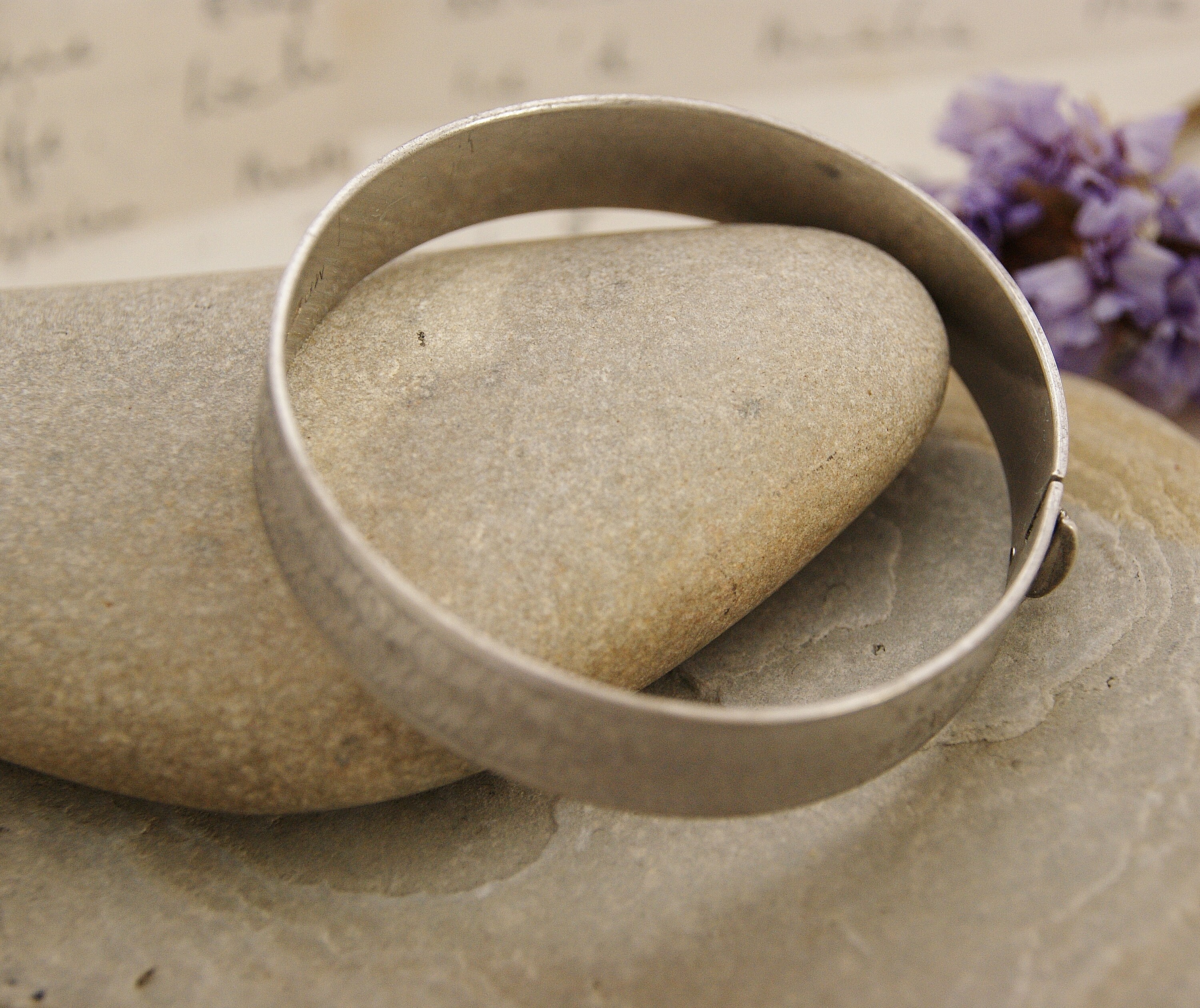 Vintage - Sterling Silver - Bangle - Bracelet - Decorative