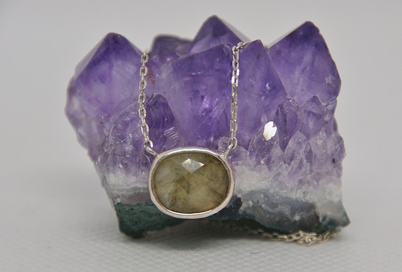 Beautiful -  Contemporary - Solid Silver & Labrad… - image 1