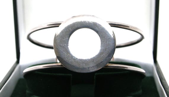 Contemporary - Solid Sterling Silver - Disc desig… - image 6