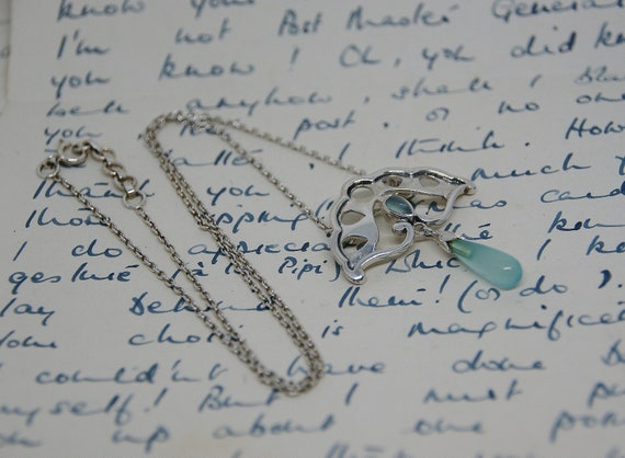 Fabulous - Sterling Silver and Aquamarine - Art D… - image 6