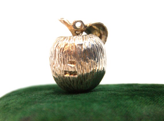 Superb - Solid Sterling Silver - Apple pendant - … - image 8