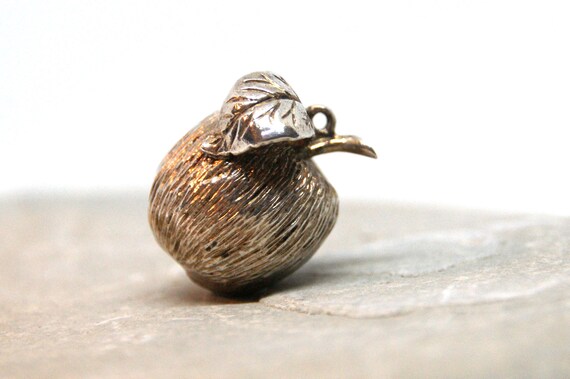 Superb - Solid Sterling Silver - Apple pendant - … - image 3
