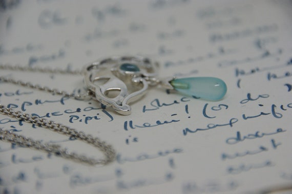 Fabulous - Sterling Silver and Aquamarine - Art D… - image 7