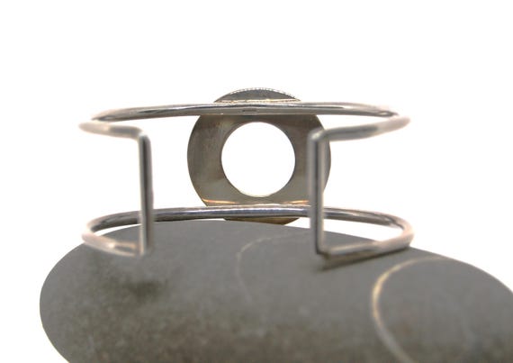 Contemporary - Solid Sterling Silver - Disc desig… - image 7