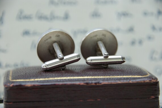 Solid Silver cufflinks  - National Service  - Com… - image 4