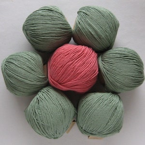 Fibra Natura Cottonwood knitting yarn, 100% organic cotton yarn, crochet cotton yarn, 50 g, Fibra Natura yarn, fine sport yarn