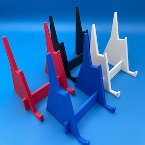 3個セット 2段式ビデオゲームディスプレイスタンド - 3Dプリント製 - PS5、ゲームキューブ、スイッチ、Xbox、Wii、DVDなどに対応