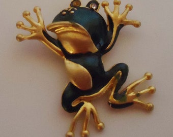 The Vintage Lucky Frog Plaque.70s.