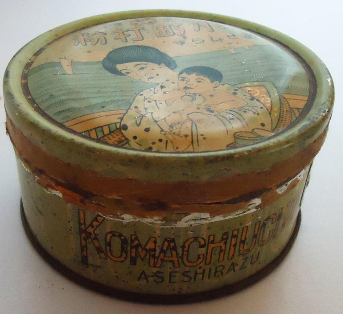 The Antique Japanese Tin. More than 100 years Etsy