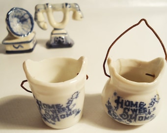 The Five Ceramic miniature Toys. 70s