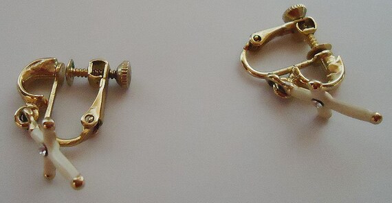 The Japanese 80s Crucifix Earrings.Rhinestone - image 6