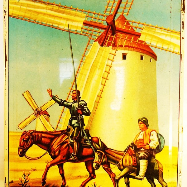 The Don Quixote Tin Box. Spanish.1962.63