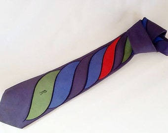 The Roberta Italian Classic Necktie.80s.Silk
