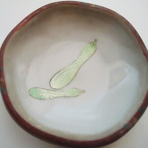 Two Japanese Design Little Ceramic Plates