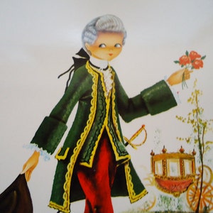 The Rococo Boy Postcard.70s.