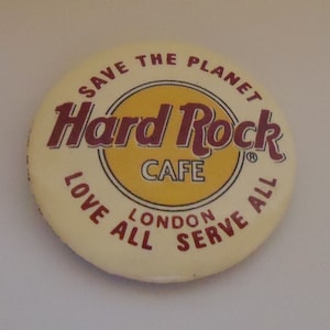 Das authentische Original Hard Rock Cafe Badge.70s.London