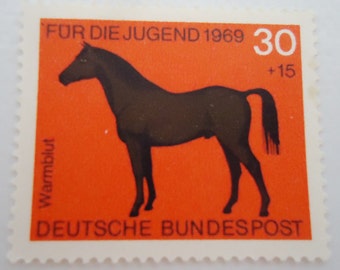 Two Deutsche Bundespot  Postage Stamps.1969