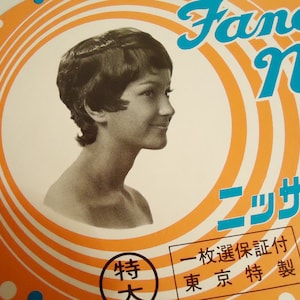 The Japanese Advertisement Print.50s.Fancy Net