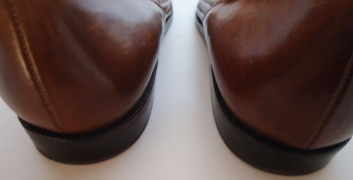 The Brazilian Vintage Men's Brown Leather Shoes - Etsy