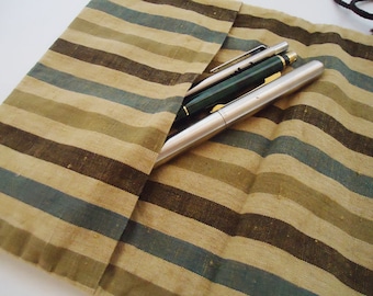 The Authentic Handmade  Japanase Fabric Mens Bag. 70s