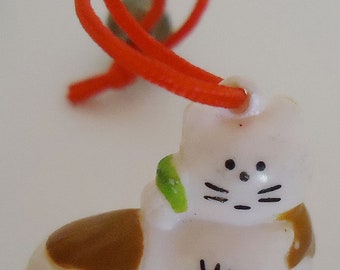 Two Japanese Little Lucky Cats Charm.