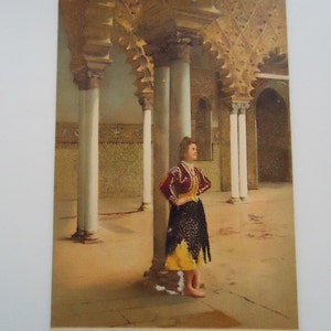 The Alcazar de Sevilla. Spanish Postcard.80s