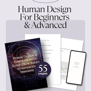 Human Design Guidebook: Comprehensive E-Book for Self-Understanding (PDF Download)