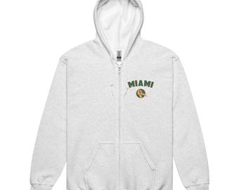 U-Miami Unisex Heavy Blend Zip Hoodie