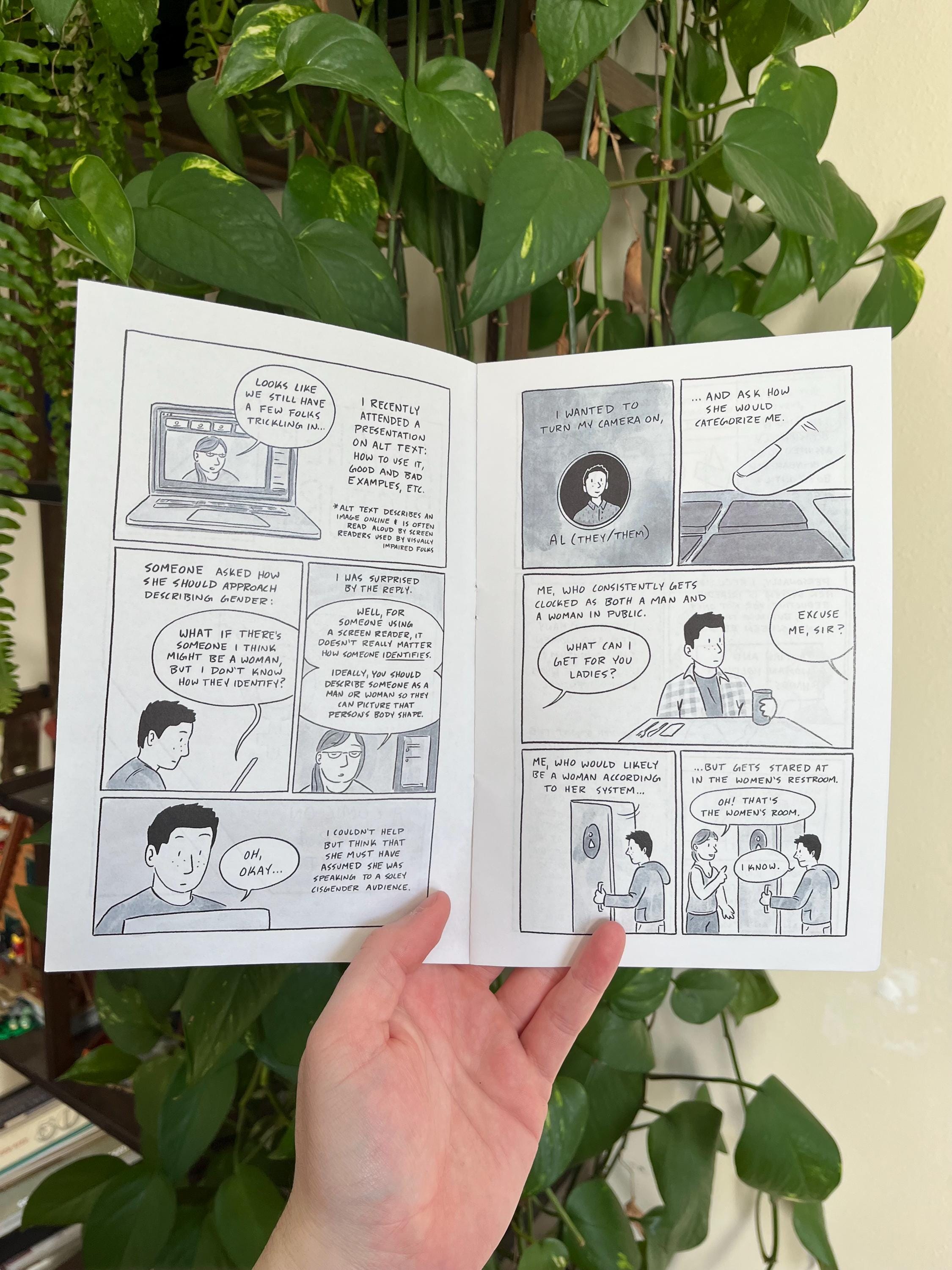 A Richer Picture Zine (a Comic on Gender and Alt Text) - Etsy
