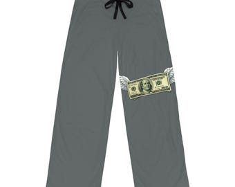 Flying Money Illustration Pajama Pants | Lounge Sleepwear