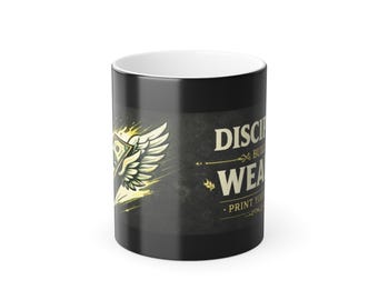 Disciple Shield with Wings Color Morphing Mug | 11oz Heat Reveal