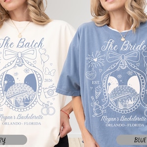 Epcot Bachelorette Party Shirts, Disney Bride To Be Shirt, Bridesmaid Matching Tee, Personalized Bach Trip Gift Orlando 2026