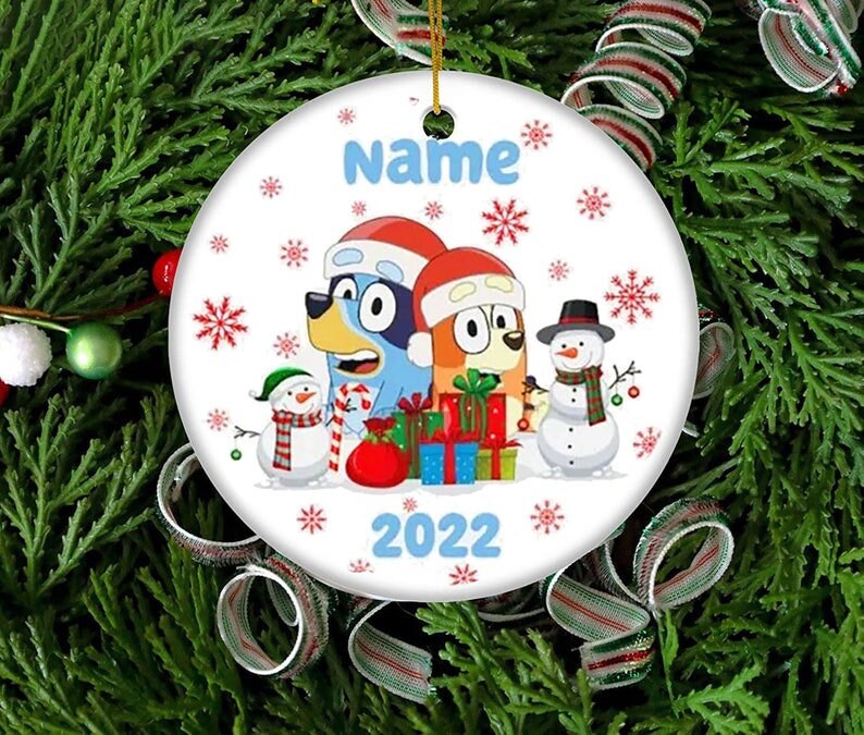 Personalized Blueydad Christmas Ornament
