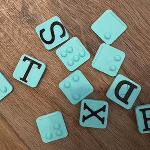 Carreaux lettres braille