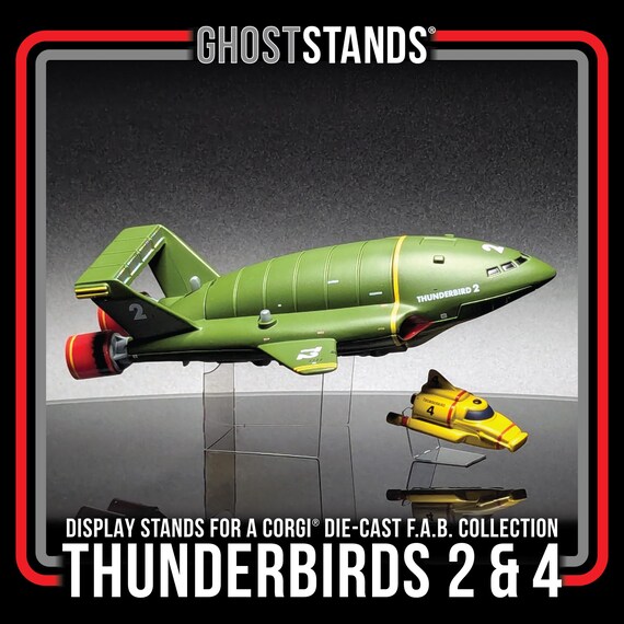 Thunderbirds 2 & 4 Display Stand | 2025 F.A.B Collection Corgi