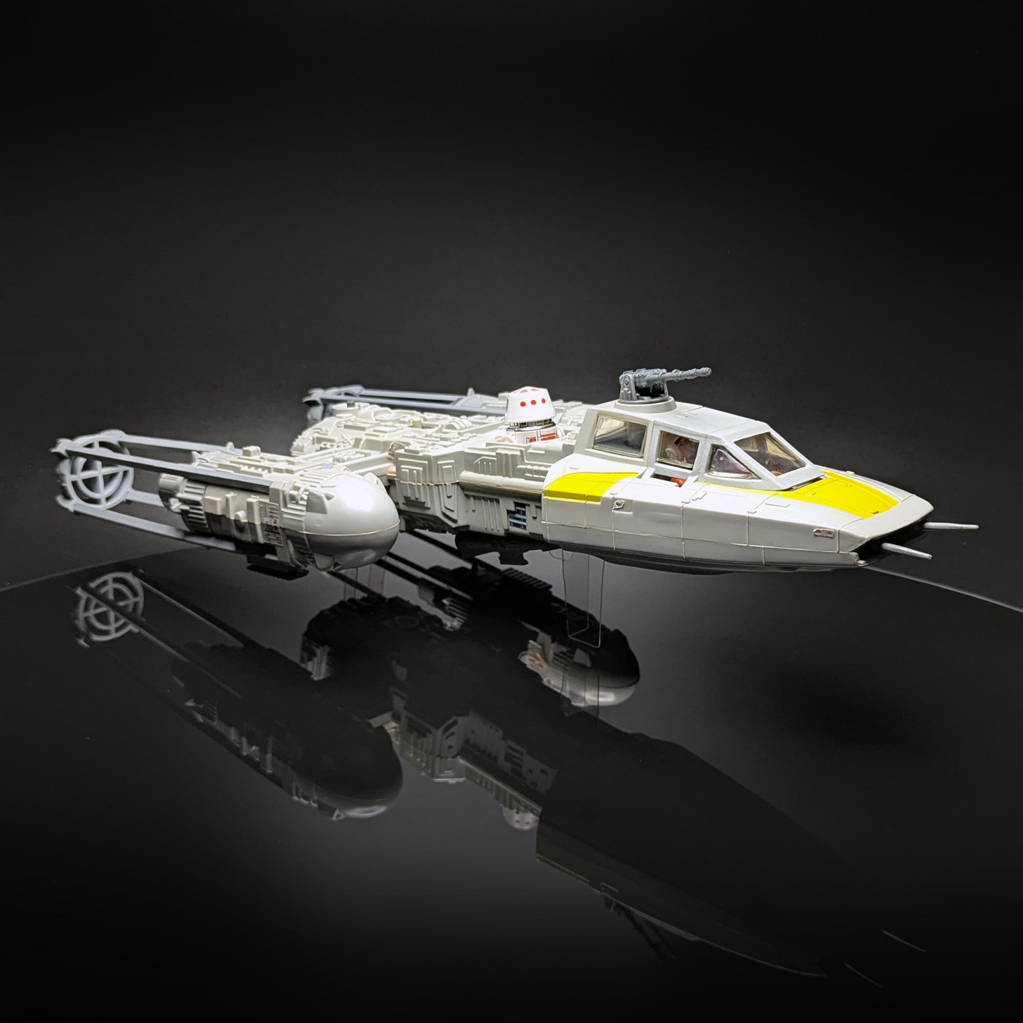 Y-wing Display Stand | for a Vintage Star Wars Kenner + POTF
