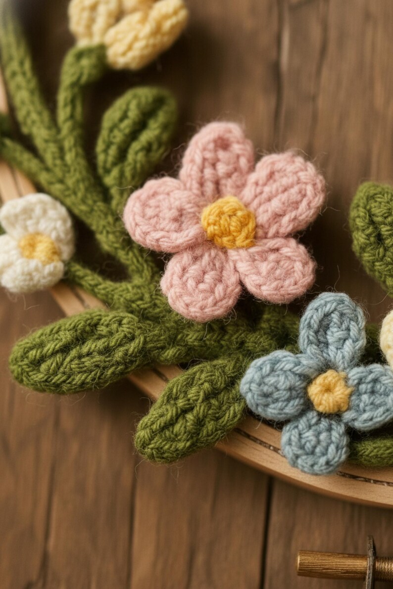 Holiday Wreath Crochet Pattern Trio: Christmas, Thanksgiving, Halloween ...