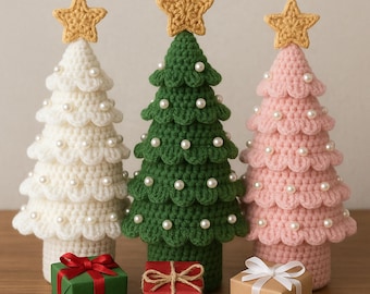 Crochet Christmas Tree Pattern | Beginner Amigurumi Holiday Decor (PDF Download)