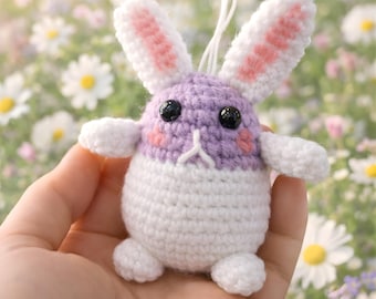 Häkelhase Amigurumi Muster PDF, Osterhase Spielzeug, Frühling Plüschtier (Digitaler Download)